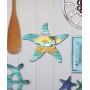 Beach Decor G.DeBrekht Starfish Scenic Sunrise Beach Coast Waves Wooden Door hanger/wall decor #8198531H