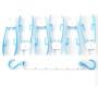 Foldable Clothes Cloth Hanger 2pcs Random Color Dryer Drying Clothing Rack Hangers for Tumble Hanging Laundry Stand Telescopic