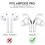 AhaStyle 3 Pairs AirPods Pro Ear Hooks Covers [Added Storage Pouch] Anti-Slip Ear Covers Accessories Compatible with Apple AirPods Pro (White)