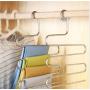5 Layers S Shape Multifunctional Clothes Hangers Pants Storage Hangers Cloth Rack Multilayer Storage Cloth Hanger 5PC 5 Layers S Shape Multifunctional Clothes Hangers Pants Storage Hangers Cloth Rack Multilayer Storage Cloth Hanger 5PC