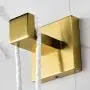 BATHSIR 304 Stainless Steel Bathroom Towel Hook,Wall Mounted Brushed Gold Lavatory Robe Coat Hanger Office