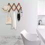 A- Coat Rack Hanger Expandable Coat Rack Wall Mounted 10 Hooks Clothes Hat Bag Hanger for Home Bedroom A- Coat Rack Hanger Expandable Coat Rack Wall Mounted 10 Hooks Clothes Hat Bag Hanger for Home Bedroom