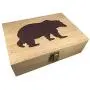 Bamboo Wood Hinged Cigar Storage Stash Boxes -8.5 x 6 x 2.5 Inches (Bear) Bamboo Wood Hinged Cigar Storage Stash Boxes -8.5 x 6 x 2.5 Inches (Bear)