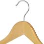 Whitmor GRADE A Natural Wood Suit Hangers (Set of 16)