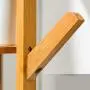 Zxcvlina Entryway Coat Hanger 170cm Wooden Coat Rack Stand 8 Bold Hooks Clothes Stand Tree Stylish Wooden Hat Coat Rail Stand Rack Clothes Jacket Storage Hanger Organiser
