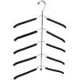 Multilayer Fish Bone Shape Stainless Steel Clothing Storage Racks Clothes Hanger Storage Holder Wardrobe Laundry Drying Rack 2pcs Random Color
