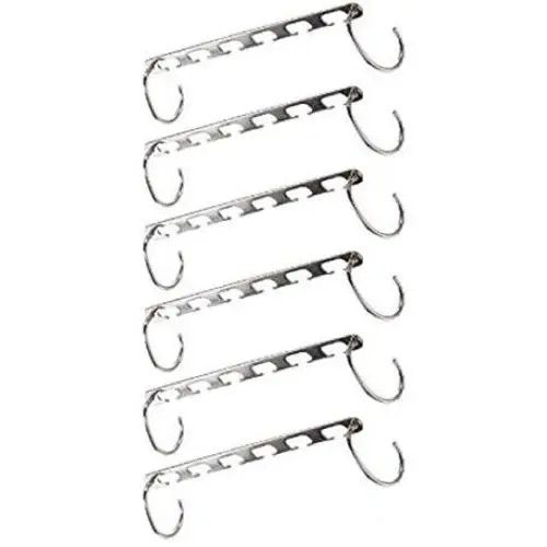 kasuki Stainless Steel Clip Stand Hanger Pants Skirt Kid Clothes Adjustable Pinch Grip Save Space Clothing Organizer kasuki Stainless Steel Clip Stand Hanger Pants Skirt Kid Clothes Adjustable Pinch Grip Save Space Clothing Organizer