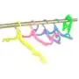 Plastic Travel Folding Foldable Portable Mini Clothes Hanger Color Deep Blue Pack of 5 Plastic Travel Folding Foldable Portable Mini Clothes Hanger Color Deep Blue Pack of 5