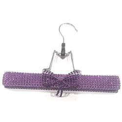 Pink Fuchsia Pant/Skirt Glam Hangers with bow