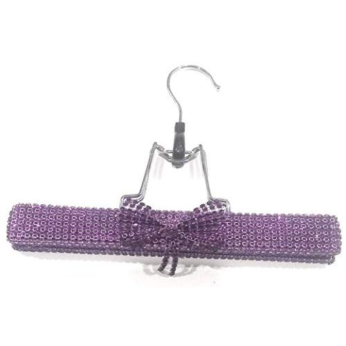 Purple Pant/Skirt Glam Hangers with bow