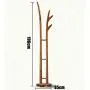 XIAOLONG Chinese Solid Wood Hanger Floor Coat Rack Bedroom Living Room Clothes Rack Modern Vertical Floor Hanger