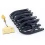 ZCasmos 20Pcs Compact Folding Clothes Hangers, Portable Travel Clothes Hangers to Save Luggage Space and Home Space (Black) ZCasmos 20Pcs Compact Folding Clothes Hangers, Portable Travel Clothes Hangers to Save Luggage Space and Home Space (Black)