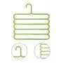 Unitedheart Unique 5 Layers Racks Multifunctional Scarf Tie Wardrobe Hanger Rack Skid Trousers Hanger Clothes Hanger Pressure Gauge