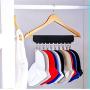 Cap Hanger Portable Collapsible Travel Metal Clip Clothes Hangers Non-Slip Rack Clothes Hanger Velcro Hanger Hat Clip (style 1, 11.8 inches.)