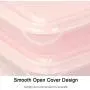 Nrpfell 17Pcs/Set Refrigerator Crisper Plastic Storage Boxes Food Container Microwavable Food Fresh Storage Boxes Sealed Crisper for Kitchen-Pink Nrpfell 17Pcs/Set Refrigerator Crisper Plastic Storage Boxes Food Container Microwavable Food Fresh Storage Boxes Sealed Crisper for Kitchen-Pink