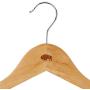 Buffalo Maple Clothes Hangers - Wooden Suit Hanger - Laser Engraved Design - Wooden Hangers for Dresses, Wedding Gowns, Suits, and Other Special Garments