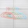HNIWDJ 10 Packs Clothes Hangers Shelf Thickening Clothes Support Non-Slip Clothing Hanging Men and Women Plastic Hangers (Color : Pink)