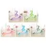 canghai 10Pcs/Lot Non-Slip Plastic Clothes Hanger Kid Children Toddler Baby Clothes Coat Telescopic Hanger