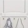 Over The Door Storage Rack, Heavy-Duty Organizer Hooks Hanger for Clothes, Coats, Hats, Towel, Bag, Robe (White) Over The Door Storage Rack, Heavy-Duty Organizer Hooks Hanger for Clothes, Coats, Hats, Towel, Bag, Robe (White)