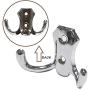2 Pack Heavy Duty Wall Mounted Rustic Hanging Hooks Retro Cloth Hanger Coat Hanger