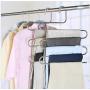 5PC 5 Layers S Shape Multifunctional Clothes Hangers Decoration Pants Storage Hangers Cloth Rack Multilayer Storage Cloth Hanger