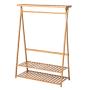 Simple Hanger Floor Coat Rack Hangers Bedroom Clothes Rack Living Room Children Storage Rack (Color : B, Size : 110cm)