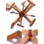 HTDZDX 10 Hooks Coat Rack Clothes Stand Hat Handbag Hanger Hall Tree Solid Wood 181 cm(71.3 in) (Color : B)