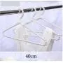 5pcs Random Color 40cm Adult Plastic Hanger Pearl Hangers for Clothes Pegs Princess Clothespins Wedding Dress Hanger