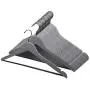 Perfecasa Grade A Solid Wood Hangers 20 Pack, Suit Hangers, Coat Hangers, Premium Quality Wooden Hanger, Hook Upgraded (Cool Grey) Perfecasa Grade A Solid Wood Hangers 20 Pack, Suit Hangers, Coat Hangers, Premium Quality Wooden Hanger, Hook Upgraded (Cool Grey)