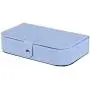 Travel Jewelry Boxes for Women, Portable Organizer Display Storage Case with Snap Closure for Earring Bracelet Ring Necklace, Baby Blue Travel Jewelry Boxes for Women, Portable Organizer Display Storage Case with Snap Closure for Earring Bracelet Ring Necklace, Baby Blue