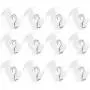 Suction Cup Hooks Set - 12 Pack of Clear Heavy Duty Silicone Plastic Hangers for Kitchen, Bathroom, Shower, Window, and Wall - Clear, 1.5 Inch / 4 cm Diameter Suction Cup Hooks Set - 12 Pack of Clear Heavy Duty Silicone Plastic Hangers for Kitchen, Bathroom, Shower, Window, and Wall - Clear, 1.5 Inch / 4 cm Diameter
