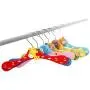 SUNONE11 Random 12PCS Cartoon Animal Wooden Hook Hanger Rack Hanging the littles Coats Bags Toys for Childrens Clothes Hangers,11x0.27x4.72 in