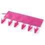 Multifunctional Portable Cloth Hanger Drying Rack Foldable Bathroom Rack Travel Clothespin 6 Clip Hanger Towel Socks Hanger Clip,Sky Blue Multifunctional Portable Cloth Hanger Drying Rack Foldable Bathroom Rack Travel Clothespin 6 Clip Hanger Towel Socks Hanger Clip,Sky Blue