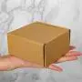 RUSPEPA Recycled Corrugated Boxes Mailers - Cardboard Boxes Perfect for Shipping Small - 4" x 4" x 2" - 50 Pack - Kraft