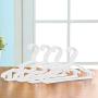 Baby Hangers,120 Pack Kids White Plastic Hangers for Baby Clothes Toddler Hangers Infant Clothes Hangers