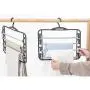 HJYPYJ Magic Hanger,4-in-1 Magical Hangers,Strong and Sturdy Pp Non-Slip Trouser Hangers,Space-Saving Organizer Hangers,Storage Pants,Scarves,Etc. Multi-Layer Storage/Black / 10 pcs HJYPYJ Magic Hanger,4-in-1 Magical Hangers,Strong and Sturdy Pp Non-Slip Trouser Hangers,Space-Saving Organizer Hangers,Storage Pants,Scarves,Etc. Multi-Layer Storage/Black / 10 pcs