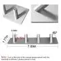 Elecplay Adhesive Hooks,Stainless Steel Stick Hooks 3M Self Adhesive Wall Key Coat Towel Hooks Hanger for Kitchen Bathroom Closet Room Elecplay Adhesive Hooks,Stainless Steel Stick Hooks 3M Self Adhesive Wall Key Coat Towel Hooks Hanger for Kitchen Bathroom Closet Room