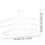 HJYPYJ Magic Hanger,Layered Storage Folding Hanger,3 in 1 PP Space-Saving Organizer Hanger Strong Bearing Capacity/Blue / 2 pcs