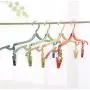 10pcs Random Color Save Space Drying Rack Plastic Portable Foldable Clothing Coat Socks Hanger Clothes Pegs Travel Accessories 10pcs Random Color Save Space Drying Rack Plastic Portable Foldable Clothing Coat Socks Hanger Clothes Pegs Travel Accessories