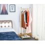 Y.H.Valuable Coat Racks Nordic Wrought Iron Coat Rack Floor Rack Bedroom Living Room Clothes Rack Simple Gold Floor Hanger Entryway Furniture