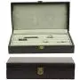 Decorebay Executive PU Crocodile Leather Cufflink Case and Ring Storage Organizer and Jewellery Boxes for Men (Brown)