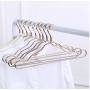 10PC Random Color Thicker Space Aluminum Hangers Home Seamless Hanger Anti-Slip Luxurious Golden Windproof Dress Clothes Hanger Decoration