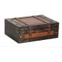 Vintiquewise(TM Old Style Suitcase/Decorative Boxes with Straps, Set of 2