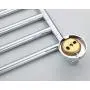 Estrend Swivel Towel Rack Heavy Duty Brass Wall Mounted Swing Towel Bar Holder for Bathroom 5-Arm