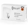 GLUIT Adhesive Hooks for Hanging Heavy Duty Wall Hooks 22 lbs Self Adhesive Towel Hook Waterproof Transparent Hooks for Keys Bathroom Shower Outdoor Kitchen Door Home Improvement Sticky Hooks 12 Pack