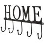 Decorative Home Design Black Wall Mounted Metal 5 Coat Hooks Clothing/Towel Hanger Garment Rack Decorative Home Design Black Wall Mounted Metal 5 Coat Hooks Clothing/Towel Hanger Garment Rack
