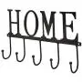 Decorative Home Design Black Wall Mounted Metal 5 Coat Hooks Clothing/Towel Hanger Garment Rack