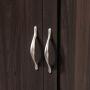 Sauder Storage Cabinet, Cinnamon Cherry finish