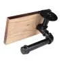 Industrial Toilet Paper Holder with Wooden Shelf Metal Wall Storage Iron Pipe Missingift Tissue Roll Hanger (Single Faced) Industrial Toilet Paper Holder with Wooden Shelf Metal Wall Storage Iron Pipe Missingift Tissue Roll Hanger (Single Faced)
