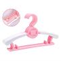HJYPYJ Magic Hanger,Stack Multifunctional Hangers,Baby Child Telescopic Hanger Space-Saving Organizer Hanger Non-Slip/Pink / 50 pcs